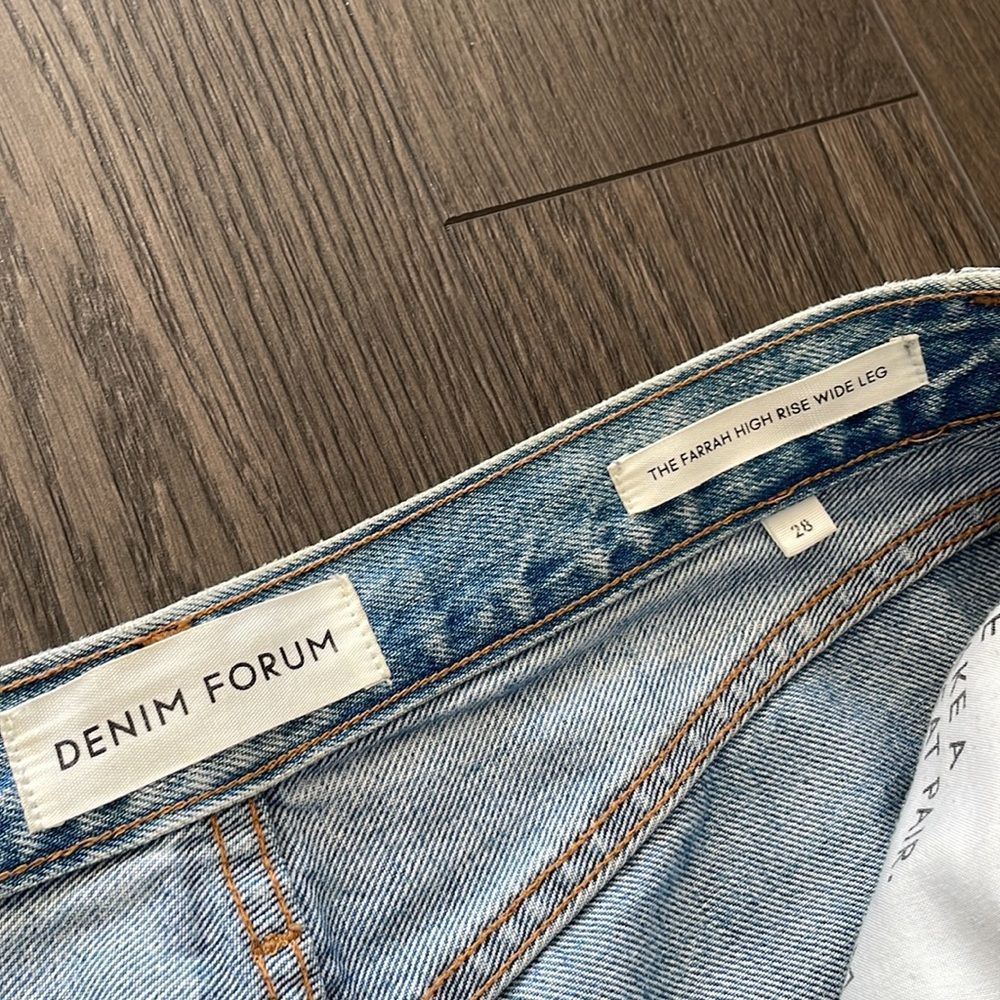 ARITZIA | Denim Forum Farrah Wide Leg - Picture 4 of 12